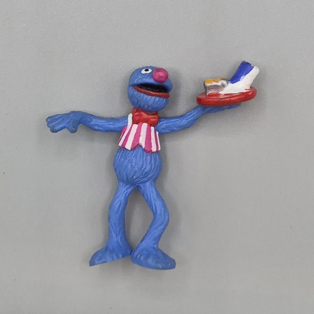 Rare Applause‎ Pvc Grover Restaurant Waiter Sever Figure Vintage Sesame Street
